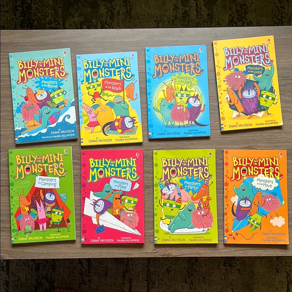VGUC Billy and the Mini Monsters 8 book set